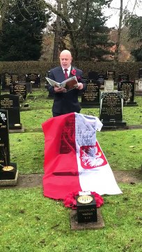Headstone unveiled for Polish World War Two veteran in Doncaster cemetery