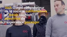 Premiers passagers à bord du Virgin Hyperloop