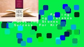 About For Books  Failing Forward: Turning Mistakes Into Stepping Stones for Success  For Kindle