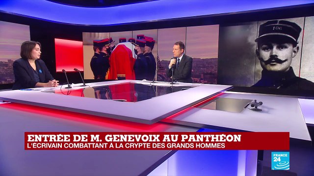 Commémorations du 11-Novembre : l'écrivain combattant Maurice Genevoix entre au Panthéon