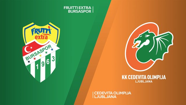 Frutti Extra Bursaspor - Cedevita Olimpija Ljubljana Highlights | 7DAYS EuroCup, RS Round 7