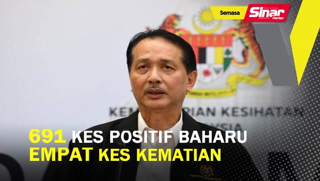 Covid-19: 691 kes positif baharu, empat kes kematian