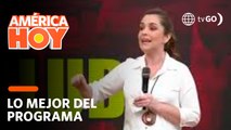 América Hoy: ¡CRISIS POLÍTICA! Melissa Peschiera habló sobre la difícil situación que vive en país