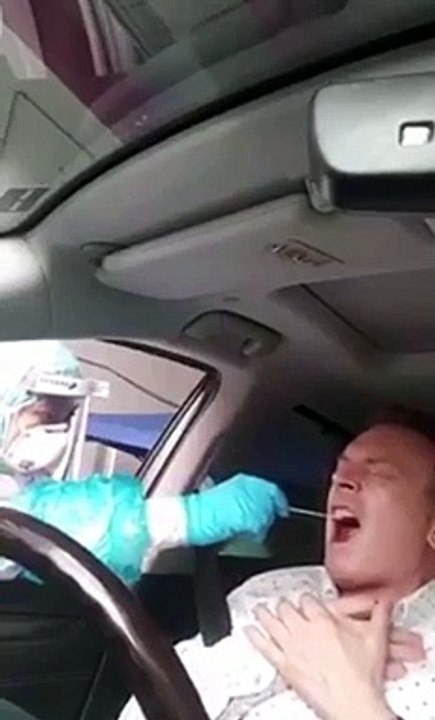 Subir un test coronavirus dans sa voiture n'est pas une belle idée