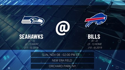Seahawks @ Bills Game Preview for SUN, NOV 08 - 02:00 PM ET EST