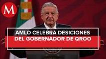 AMLO celebra destitución de mandos de seguridad en Quintana Roo