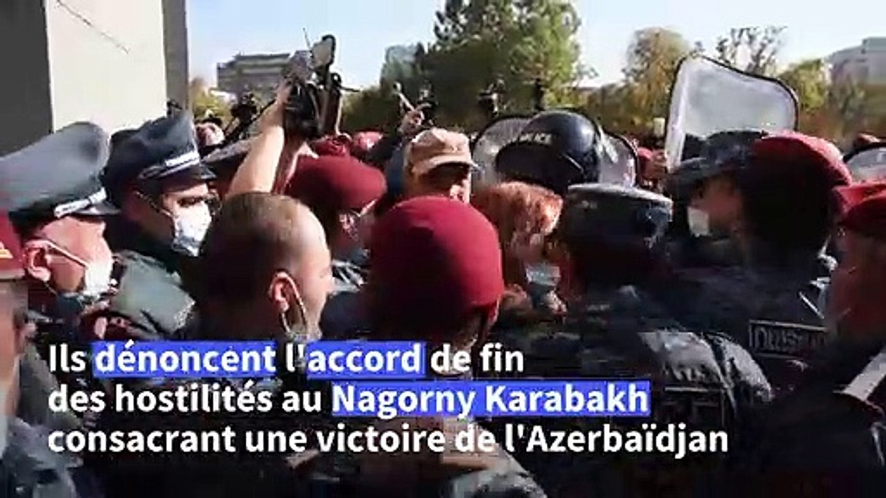 Arménie: manifestation à Erevan contre l'accord sur le Nagorny Karabakh