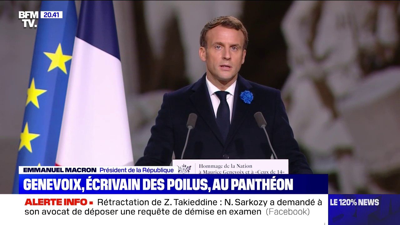 Écoutez l'extrait du discours d'Emmanuel Macron...