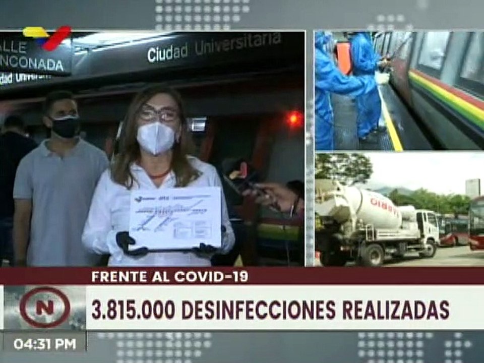 Misión Venezuela Bella ha realizado 31 jornadas de desinfección en todo el país