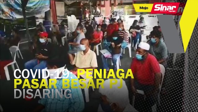 Covid-19: Peniaga Pasar Besar Jalan Othman disaring
