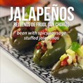 Jalapeños Rellenos de Frijol con Chorizo