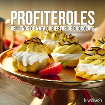 Chocolate-Covered Cream Filled Profiteroles