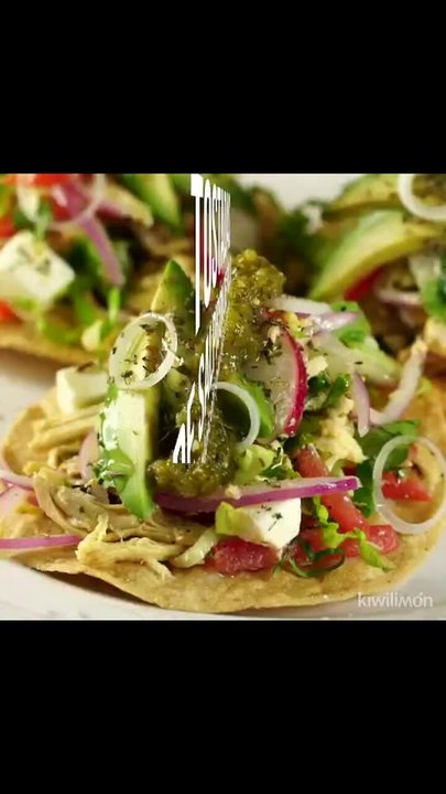 Chicken Salpicón Toasts