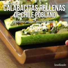 Stuffed Calabacitas from Rajas Poblanas