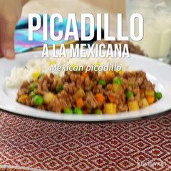 Picadillo a la Mexicana Casero