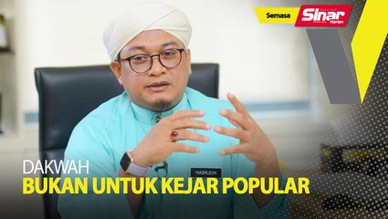 Dakwah bukan untuk kejar popular