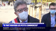 Jean-Luc Mélenchon au sujet de la fermeture des petits commerces: 