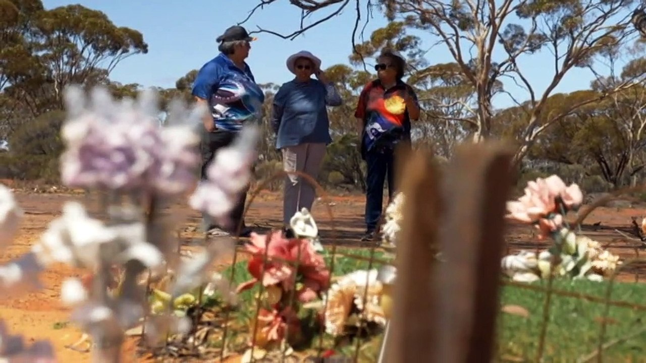 In Coolgardie's cemetery there are over 1000 unmarked graves -  many of them belonging to aboriginal people.