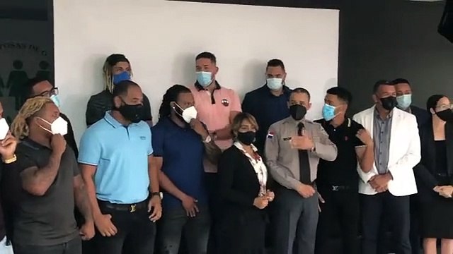 Mayor General Edward Sánchez González, sostuvo una reunión con destacados peloteros de Grandes Ligas