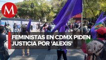 En CdMx, mujeres protestan por feminicidio en Cancún