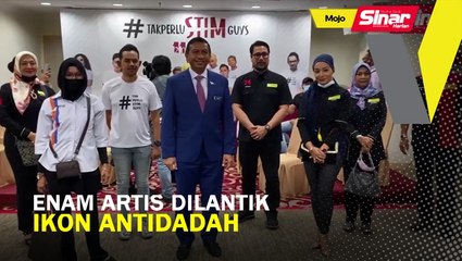Enam artis dilantik ikon Antidadah