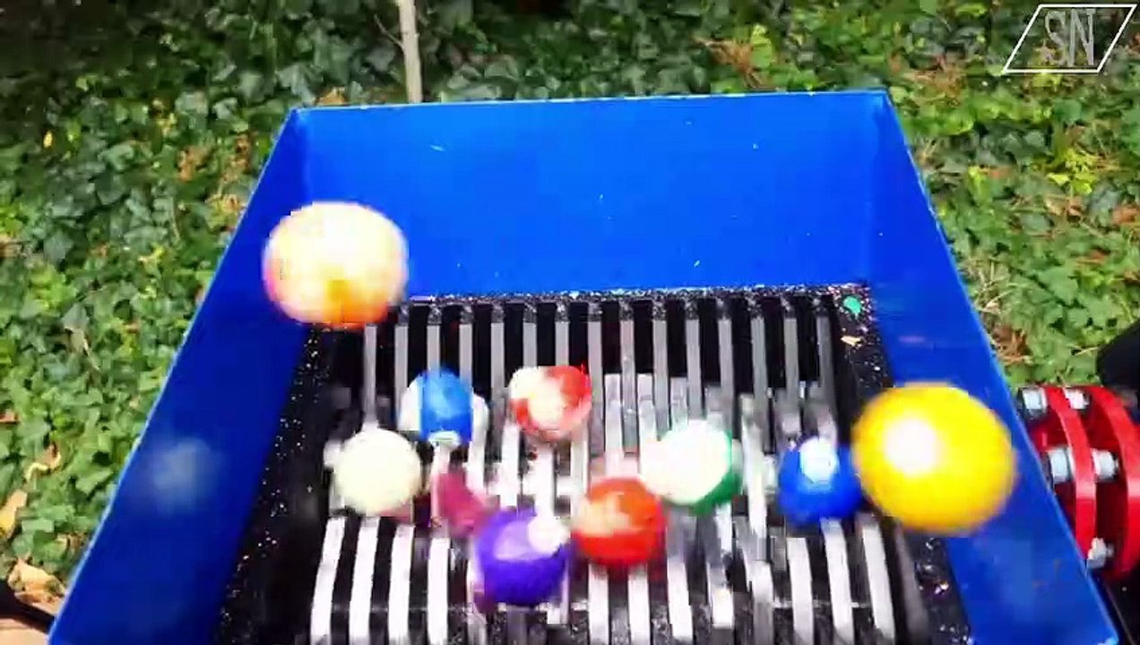 Burning Shredding Machine, Clock Scene,Ball Scene And Many Other Things Shred In Shredding Machines