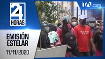 Noticias Ecuador: Noticiero 24 Horas, 11/11/2020 (Emisión Estelar)