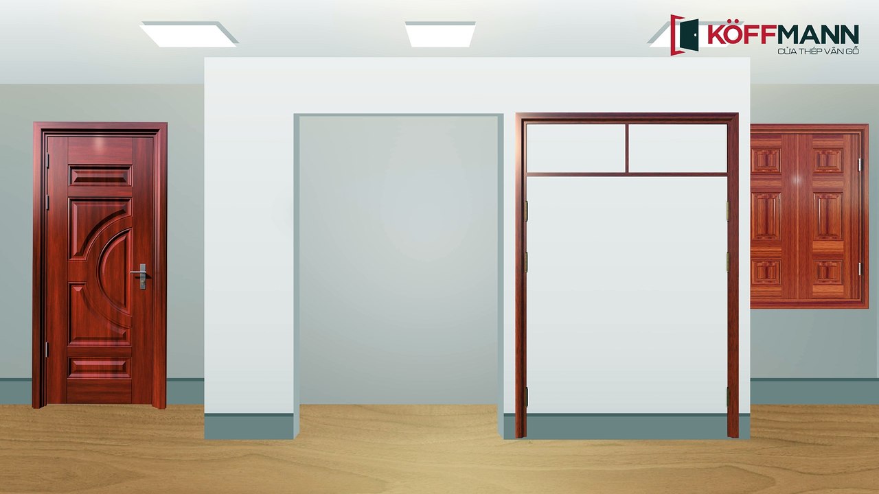 Cách khắc phục tường kém chất lượng - Cửa thép vân gỗ Koffmann