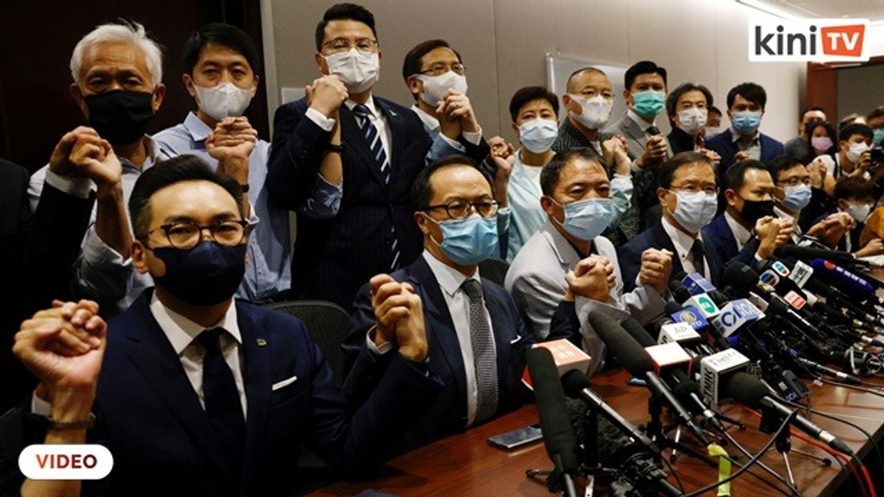 MP pro-demokrasi Hong Kong letak jawatan beramai ramai