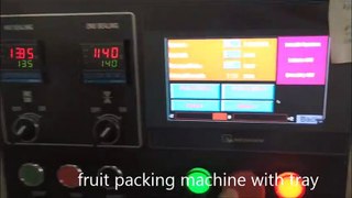kL-600D  fruit with tray packing machine,  fruit packing machine in China