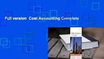 Full version  Cost Accounting Complete