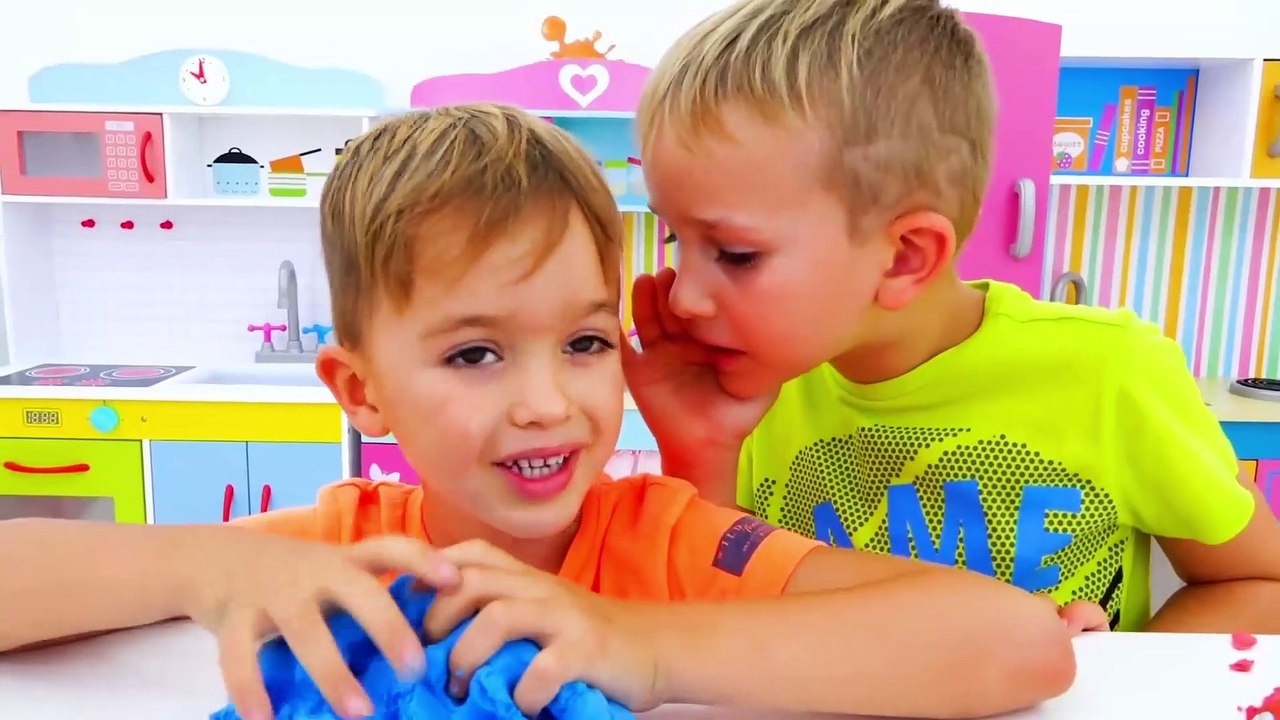 Vlad and Niki Pretend Play with Baby Chris - Funny stories for kids