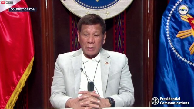 President Rodrigo Duterte addresses the nation | Thursday, November 12