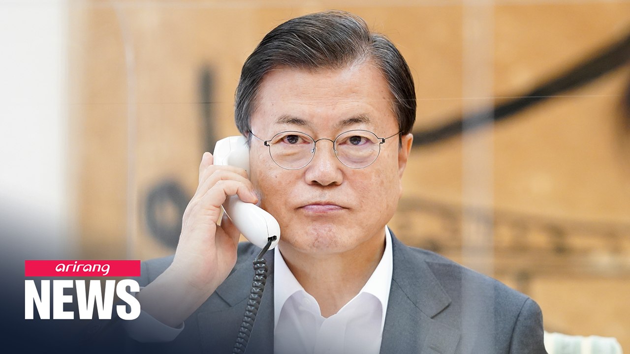 Moon, Biden reaffirm commitment to bilateral alliance, peace on Korean Peninsula