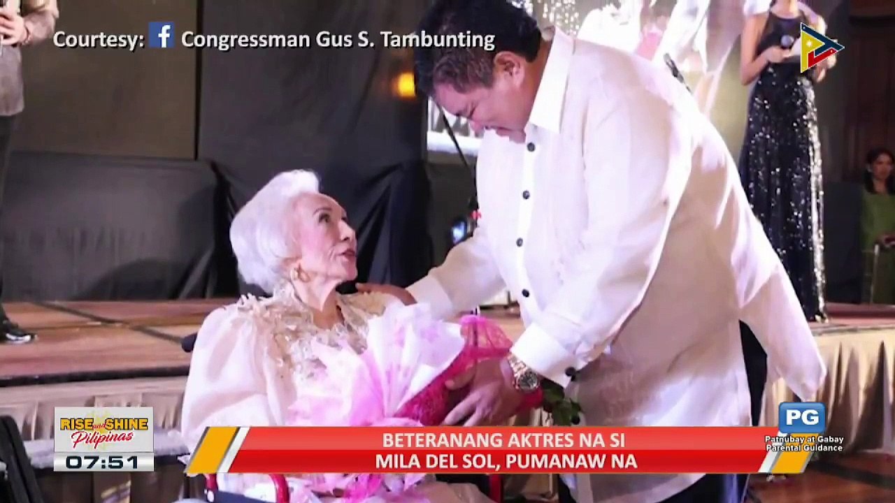 TALK BIZ: Beteranang aktres na si Mila del Sol, pumanaw na