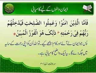 Emaan Walon K Liye Kamyabi | Surat Al-Jasia 30 | Ayat | HD