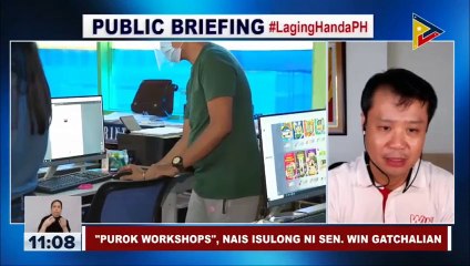 #LagingHanda | 'Purok workshops,' nais isulong ni Sen. Win Gatchalian