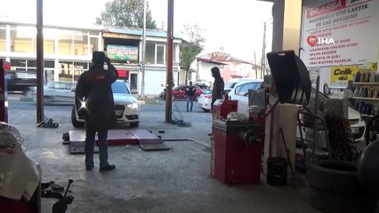 Lastikçilerde Kış Mesaisi Başladı