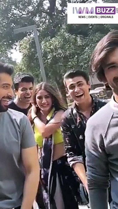 Naagin 5 Behind the Scene Surbhi Chandna having fun with her boys Gang Sharad, Mohit and Utkarsh