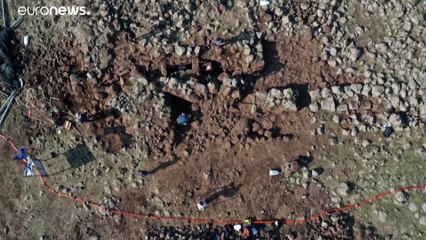 شاهد: اكتشاف قلعة في مرتفعات الجولان المحتل تعود إلى ثلاثة آلاف سنة