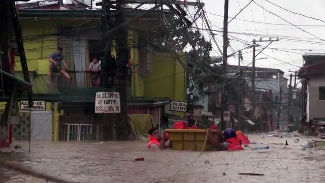 Tufão causa estragos nas Filipinas