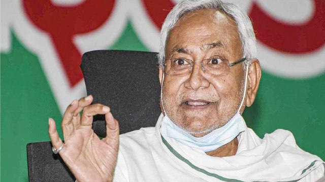 Bihar: Nitish Kumar reaches JDU office in Patna
