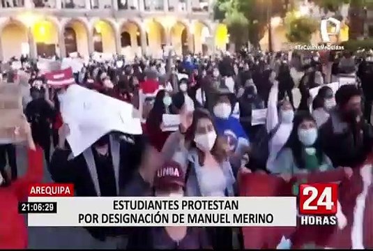 Día 3: Aumentan las marchas y protestas en el interior del país contra vacancia presidencial