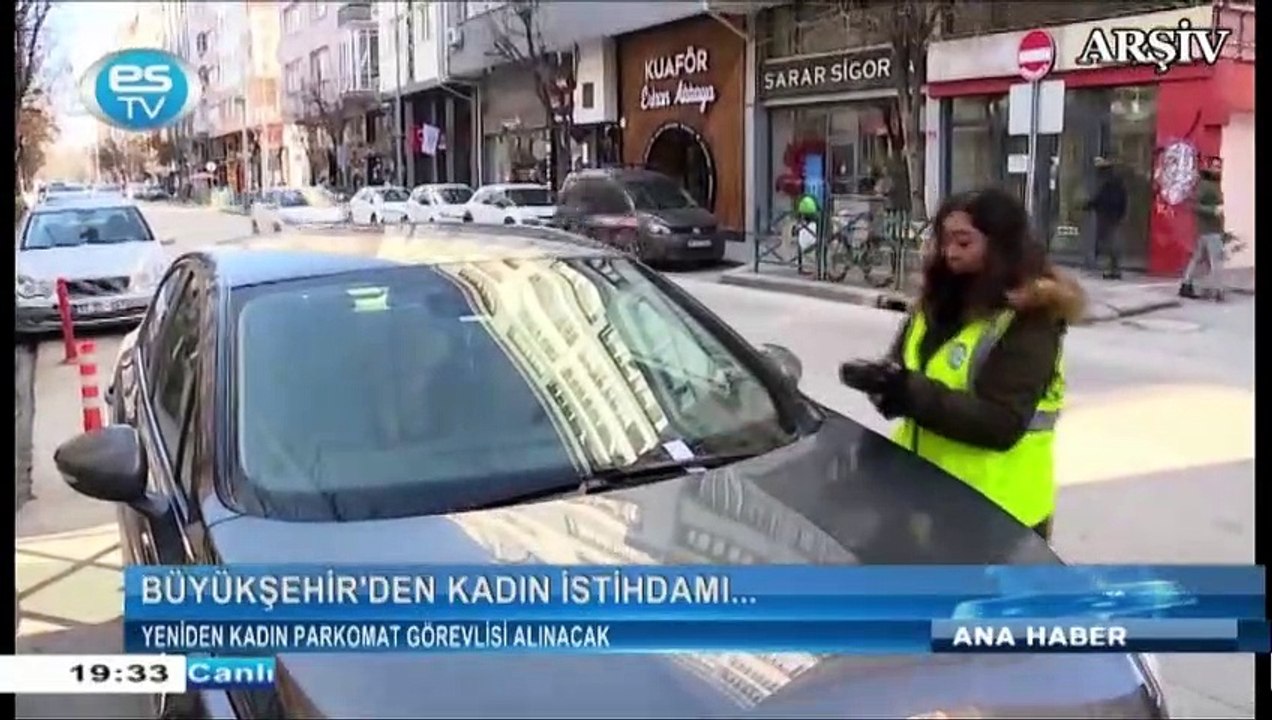 Yeniden kadın parkomat görevlisi alınacak