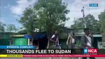 Thousands flee to Sudan as conflicts rise in Ethiopia