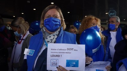 Mobilisation des soignants de l'hôpital Delta contre la délégation d'actes infirmiers