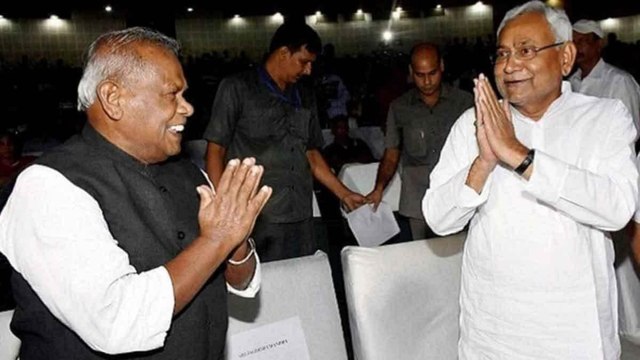 Why did Jitan ram Manjhi went to meet Nitish with his MLAs?