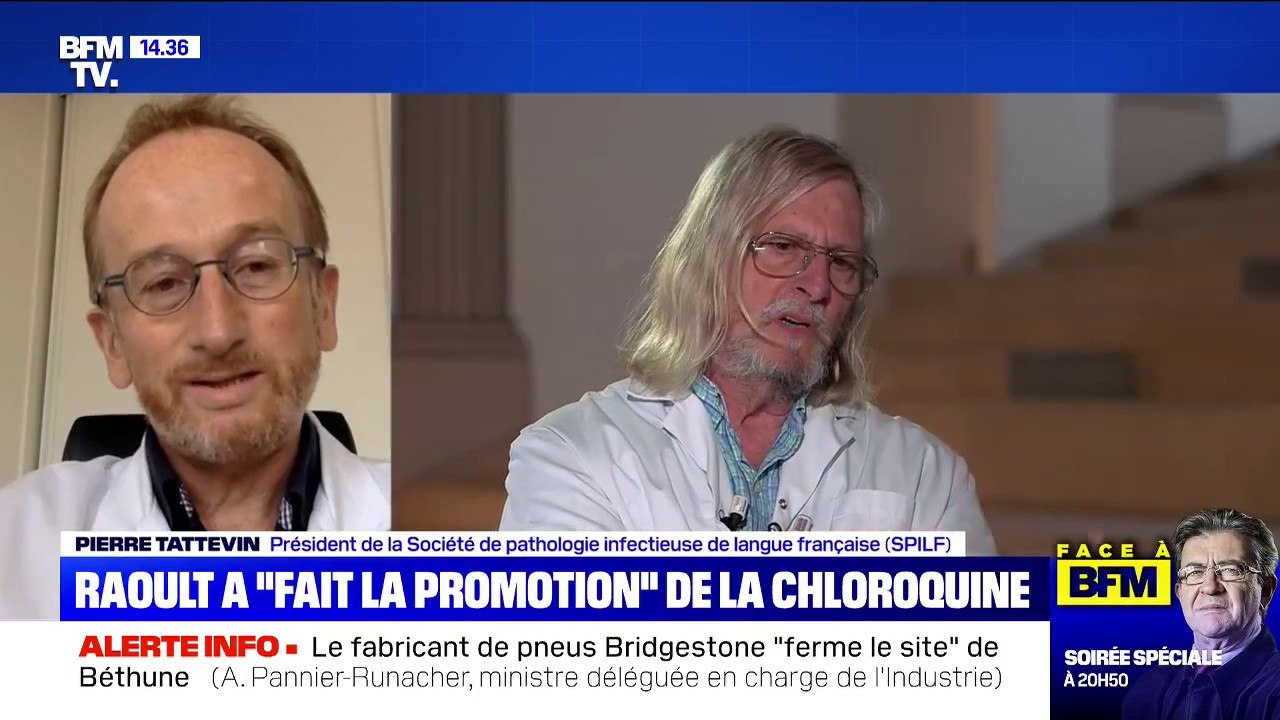 Le Pr Pierre Tattevin (SPILF) reproche au Pr Didier Raoult d'avoir "fait une grosse promotion" de l'hydroxychloroquine
