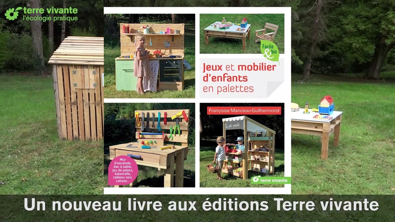 Jeux et mobilier d'enfants en palettes