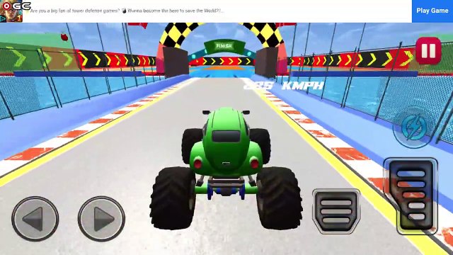 Monster Truck Stunts Race Mega Ramps Truck Game - Impossible Car Stunt Racing - Android GamePlay